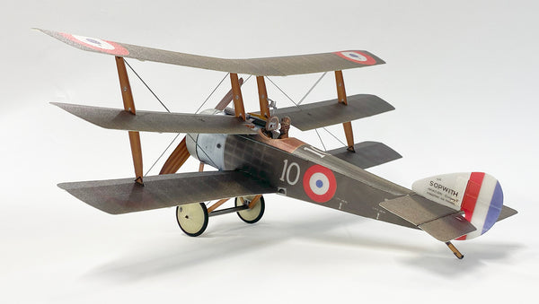 Microaces Sopwith Triplane CAM '10' Flown by QM Pierre Malvoisin