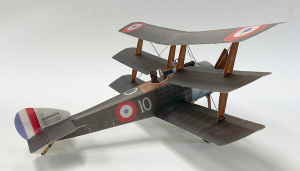 Microaces Sopwith Triplane CAM '10' Flown by QM Pierre Malvoisin