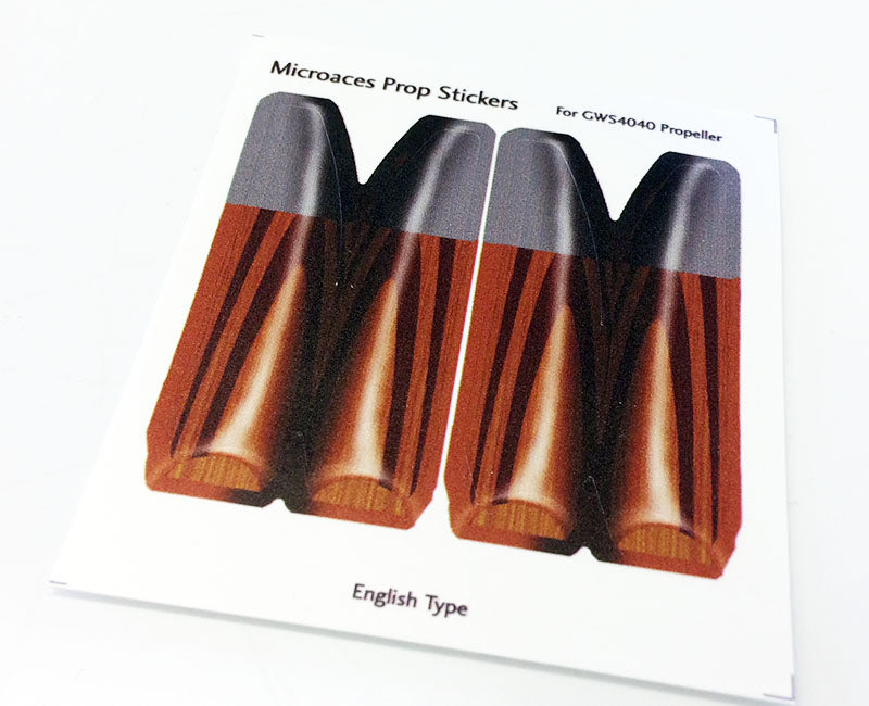 Microaces GWS Prop Stickers - 3 Pack