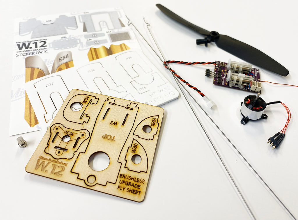 Hansa Brandenburg W12 BRUSHLESS Upgrade Pack