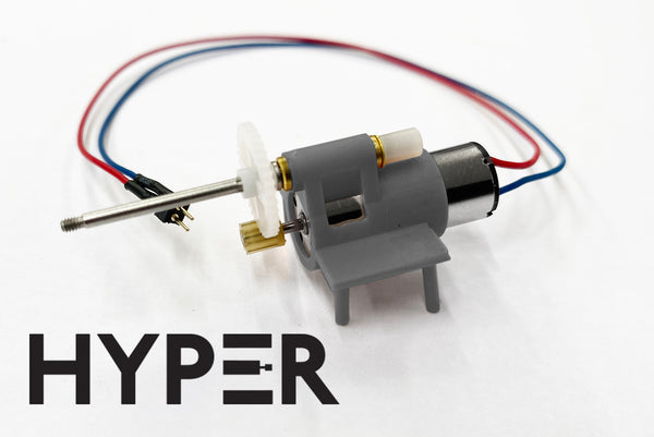 Microaces 'HYPER' Micro Motor and Gearbox (LONG prop shaft)